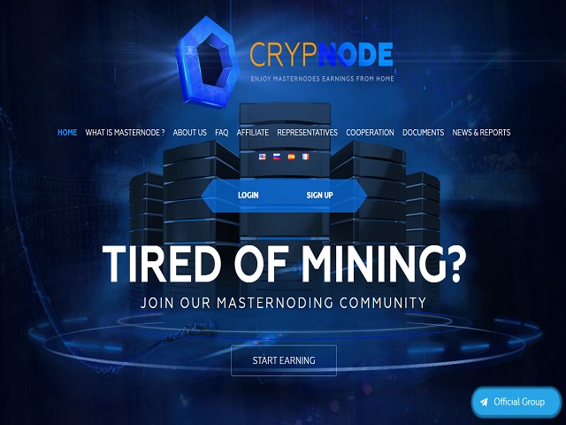 Crypnode screenshot
